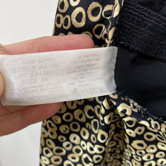 Miraclesuit swimsuit onepiece black with tan goldish circles‎ - Picture 7 of 7